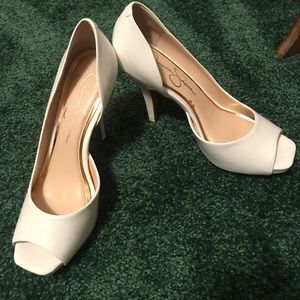 Cream Jessica Simpson Heels